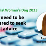 IWD banner with image of Andrea wood and Title of article